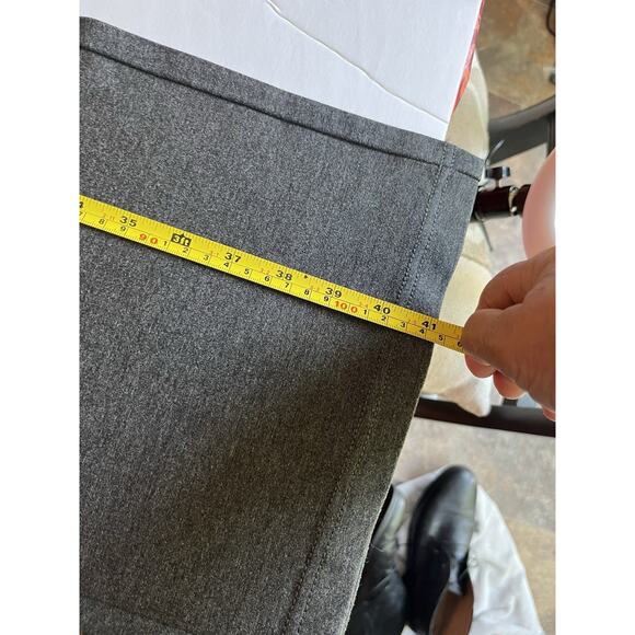 Gray NY Style & Co Ponte Mid rise Stretch Knit Pull on Bootcut Pants - XL - Picture 8 of 11